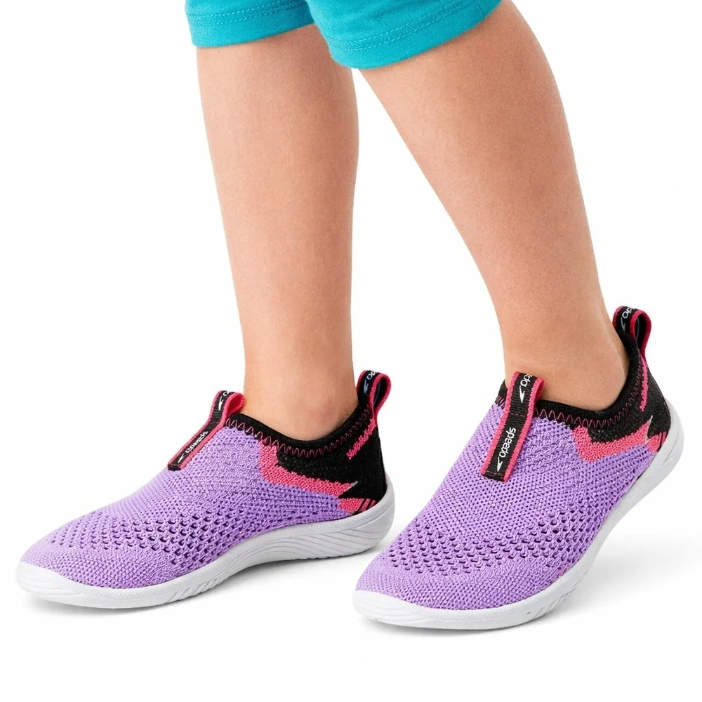 Speedo Surf Strider Water Shoes Girls Purple M 2-3 NWT